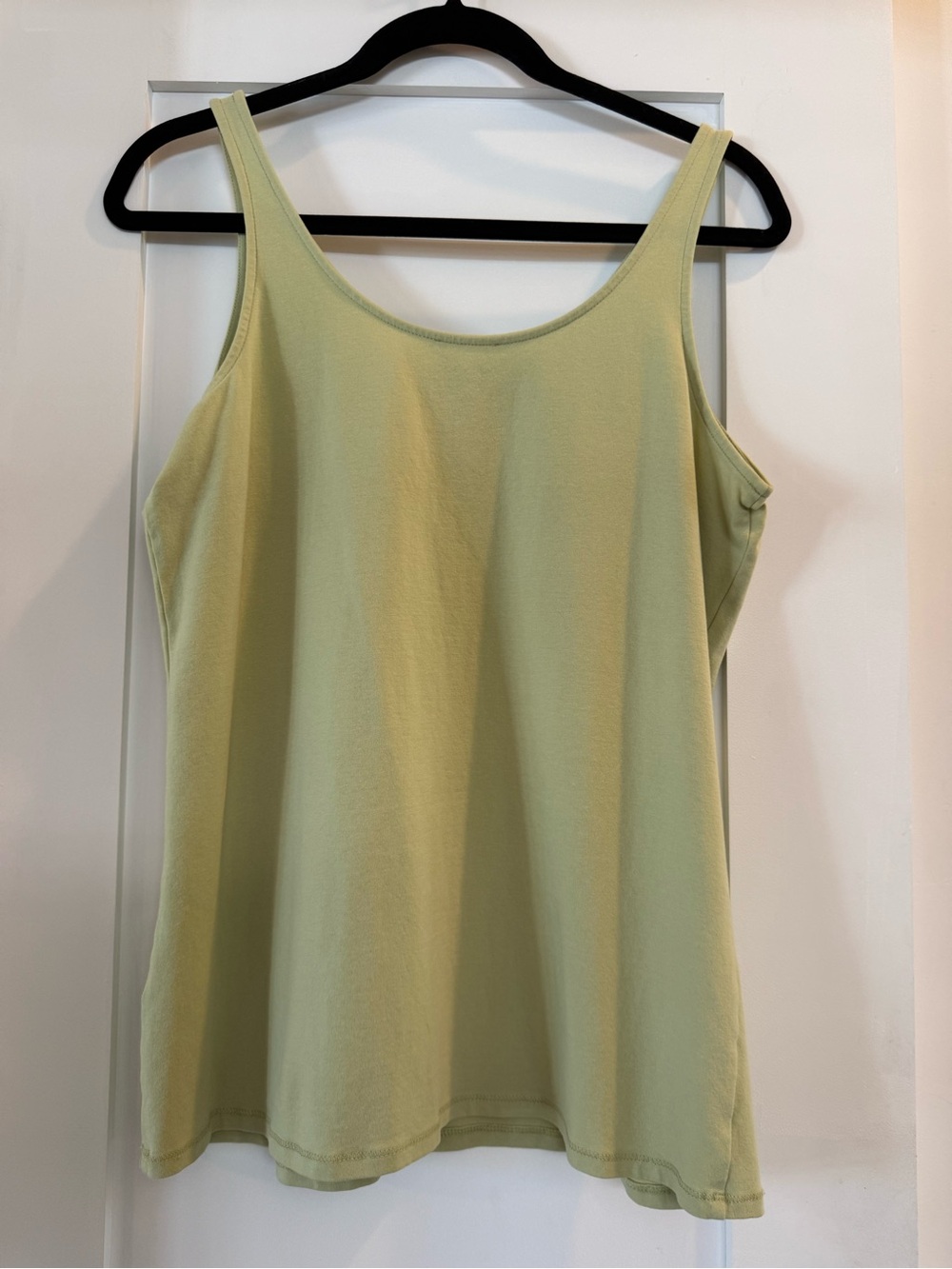 J. Jill Pale Green Scoop Tank Top